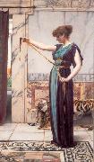 John William Godward A Pompeian Lady Spain oil painting artist